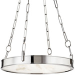 Kirby Chandelier - Polished Nickel / Alabaster