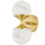 Grafton Wall Sconce - Aged Brass / Alabaster