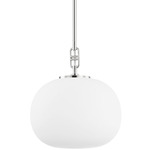 Ingels Pendant - Polished Nickel / Opal