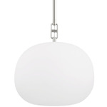 Ingels Pendant - Polished Nickel / Opal