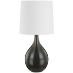 Durban Table Lamp - Mink / White