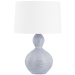 Cairns Table Lamp - Coastal Blue / White
