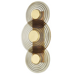 Griston Wall Sconce - Aged Brass / Smoke