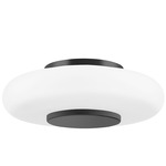 Blyford Ceiling Light - Black Nickel / Clear Etched