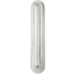 Litton Wall Sconce - Polished Nickel / Clear