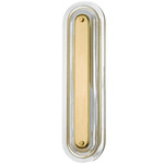 Litton Wall Sconce - Aged Brass / Clear