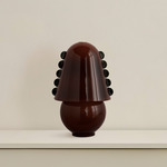 Calla Table Lamp - Brass / Tobacco with Ink Embellishments