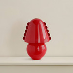 Calla Table Lamp - Brass / Poppy with Poppy Embellishments