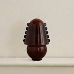 Calla Table Lamp - Blackened Brass / Tobacco with Ink Embellishments
