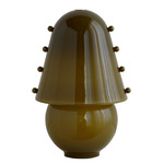 Gemma Table Lamp - Brass / Pistachio with Pistachio Embellishments