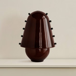 Gemma Table Lamp - Blackened Brass / Tobacco with Ink Embellishments