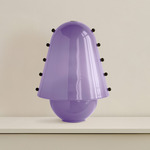 Gemma Table Lamp - Pewter / Lilac with Pistachio Embelleshments