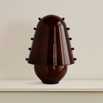 Gemma Table Lamp - Pewter / Tobacco with Ink Embellishments