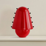 Gemma Table Lamp - Pewter / Poppy with Ink Embellishments