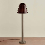 Gemma Floor Lamp - Pewter / Tobacco with Pistachio Embellishments