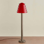 Gemma Floor Lamp - Pewter / Poppy with Ink Embellishments