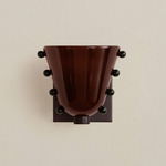 Gemma Wall Sconce - Blackened Brass / Tobacco with Ink Embellishments