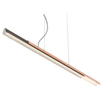 Dala Linear Suspension - Dark Grey / Copper / Opal