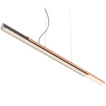 Dala Linear Suspension - Dark Grey / Copper / Opal