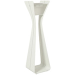 Bloom Outdoor Solar Floor Lamp - White