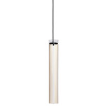 Estela Pendant - Matte Black / Ivory White