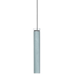 Estela Pendant - Matte Black / Sea Blue