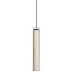 Estela Pendant - Matte Black / Ivory White