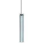 Estela Pendant - Matte Black / Sea Blue
