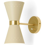 Collector Wall Lamp - Brass / Cream