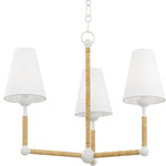 Mariana Chandelier - White / White