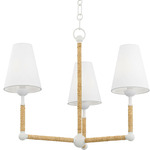 Mariana Chandelier - White / White