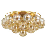 Mimi Ceiling Light - Aged Brass / Champagne
