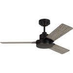 Jovie Ceiling Fan - Aged Pewter / Light Grey Weathered Oak