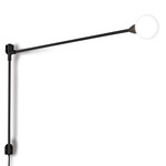 Potence Pivotante Plug-In Wall Lamp - Black