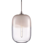 Balon Ombra Pendant - Polished Nickel / Opaline / Clear