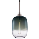 Balon Ombra Pendant - Polished Nickel / Storm / Clear