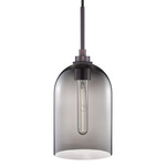 Cloche Pendant - Graphite / Gray