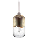 Mercurio Pendant - Polished Nickel / Mercury / Effervescent