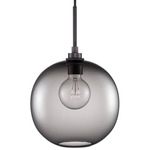 Solitaire Pendant - Graphite / Grey
