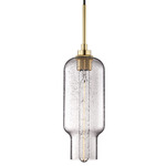 Pharos Pendant - Satin Brass / Effervescent