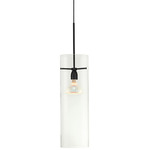 Kitchen Pendant - Black / Clear