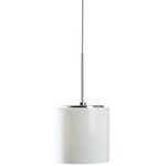 Lenox Pendant - Satin Nickel / Opal