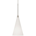 Konos Pendant - Polished Nickel / Opal