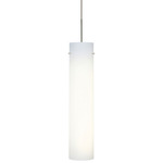 Regis Pendant - Satin Nickel / Opal