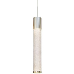 Jazz Downlighter Pendant - Polished Chrome / Clear