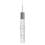 Cumulus Pendant - Polished Chrome / Clear Frosted