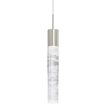 Cumulus Pendant - Satin Nickel / Clear Frosted