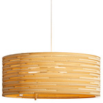 Drum Scraplights Pendant - Black / Blonde