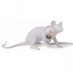 The Mouse Lamp with USB Port - White / White