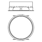 ECO 5 Ceiling Thickness Adapter - White